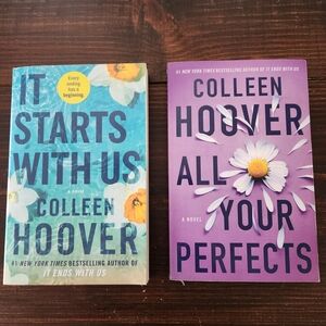 Colleen Hoover Book Set - Blue and Purple Covers
